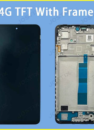 6.67" AMOLED For Xiaomi Redmi Note 12 4G 5G LCD Display Touch Screen Digitizer For Redmi Note 12 LCD 22111317G 23028RA60L Screen