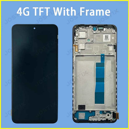 6.67" AMOLED For Xiaomi Redmi Note 12 4G 5G LCD Display Touch Screen Digitizer For Redmi Note 12 LCD 22111317G 23028RA60L Screen