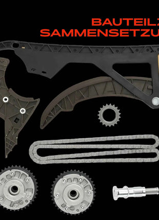 Set catena di distribuzione Frankberg 1x per BMW Serie 1 E81 E87 E88 E82 Serie 3 E90 E91 E92 E93 E60 1.6L 2.0L VVT-034 VT0009