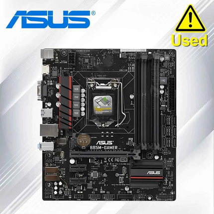 Asus B85M-GAMER Original Desktop Motherboard B85 Socket LGA 1150 i7 i5 i3 DDR3 32G SATA3 USB3.0 Micro-ATX