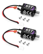 INJORA 65T 030-Size Brushed Motor for 1/30 Axial SCX30 (2-Pack)