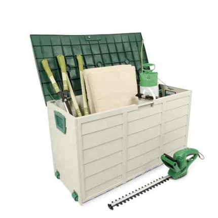Plastic Waterproof Outdoor Storage Box Multi-function Lockable Garden Storage Box