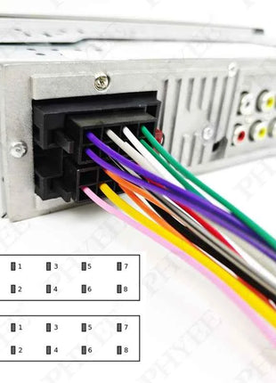 Adattatore per cablaggio radio, spina ISO, cavo connettore unità principale a 16 pin, per Toyota Corolla Camry Prius RAV4 Yaris Vios Hilux