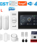 PGST PG-107 4G Tuya Wireless WIFI GSM Home Alarm System with Security Cameras Motion Detector Anti-theft Sensor Alexa and Google