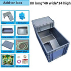 Turtle Tank with Drainage Drying Table Large Turtle Breeding Box Thickened Plastic Turtles Terrariums Turtles House Ecosystem