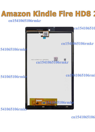 Display LCD per Amazon Fire HD 8 (2017/2020/2022) - Touch Screen Digitizer Ricambio K72LL4 KFONWI SX034QT