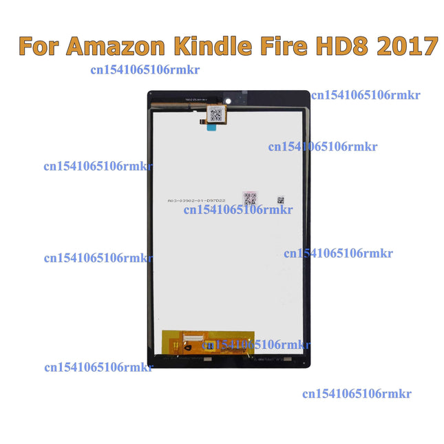Display LCD per Amazon Fire HD 8 (2017/2020/2022) - Touch Screen Digitizer Ricambio K72LL4 KFONWI SX034QT
