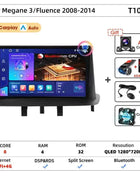 Srnubi Car Radio For Renault Megane 3 Fluence Samsung SM3 2008-2014 Multimedia Player Carplay Android Auto Autoradio Navigatore
