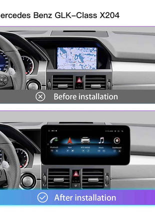 10.25''Android 14 AutoRadio for Mercedes Benz GLK Class X204 2008-2015 Car Multimedia Screen System Player GPS Navi Carplay Auto