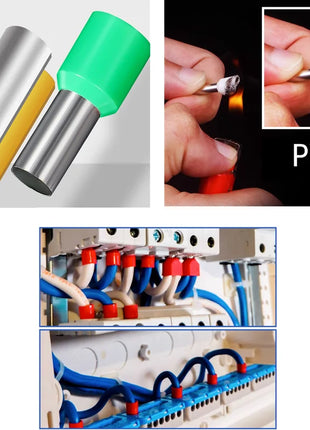 VE Tubular Crimp Terminal, multiple crimp terminal plier combination set, electrical equipment connector, crimping pliers