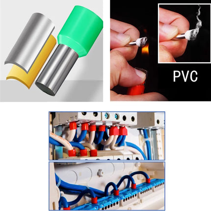 Terminale a crimpare tubolare VE, set combinato di pinze terminali a crimpare multiple, connettore per apparecchiature elettriche, pinze a crimpare
