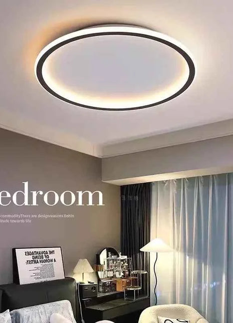 Lampada da soffitto a LED con telecomando Lampada da camera da letto moderna semplice ultrasottile Lustre Decorazioni per la casa Sala da pranzo Soggiorno Cucina Corridoio