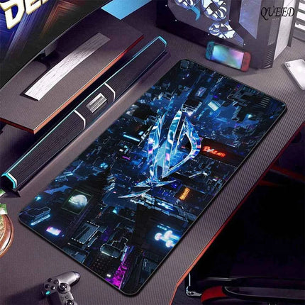 Asus Rog Mause Pad Anime Mouse Mats Gaming Computer Desk Mat Mouse Carpet Pc Accessories Gamer Mouse Pad Speed Rubber Mat