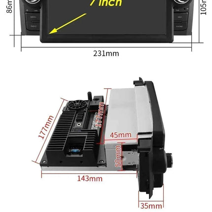 Android Car Radio For FIAT Grande Punto Linea 2007-2012 Multimedia Video Player Navigation stereo GPS Carplay Octa Core 7862