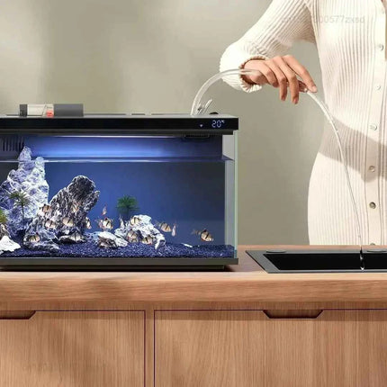 Mijia Smart Fish Tank MYG100 Work with Mijia APP Mobile Controlled Remote Feeding Smart Lighting System Light Aquarium