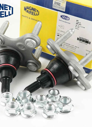 Set 2 Pezzi 3QF407365 3QF407366 Giunti Sferici Braccio di Controllo Inferiore Anteriore di Alta Qualità per VW TER Talagon ATLC Atlas Teramont Pro