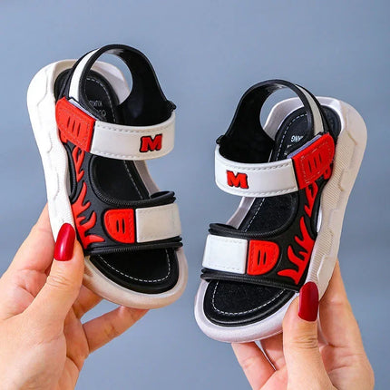 Sandali per bambini alla moda Scarpe per bambini Ragazzo Suola morbida antiscivolo Sandali per ragazze dei ragazzi Scarpe per bambini da spiaggia estiva 2-10 anni