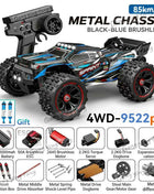 RC Car Brushless 4WD 9522PRO 85KM/H High Speed  Off-Road Drift Remote Control Car 1:16 Professional Racing Cars 9522 50KM/H