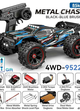 RC Car Brushless 4WD 9522PRO 85KM/H High Speed  Off-Road Drift Remote Control Car 1:16 Professional Racing Cars 9522 50KM/H