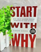 Trova il tuo motivo e inizia con il perché di Simon Sinek, libro motivazionale di gestione e leadership aziendale, in inglese, in brossura.