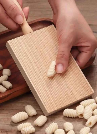 Wooden Butter Table and Popsicles Wooden Garganelli Board Natural Wood Practical Pasta Gnocchi Macaroni Board Making Handmade