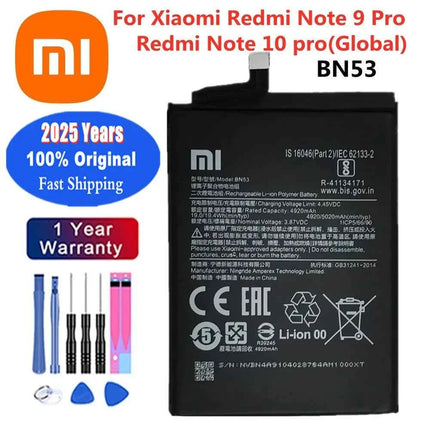 New 100% Original Battery For Xiaomi MI Redmi Note K20 K30 Pro 5 7 8 9 9S 9T 10 10X 10T 10X 11T 11 Ultra 11T POCO X3 F2 4X Pro