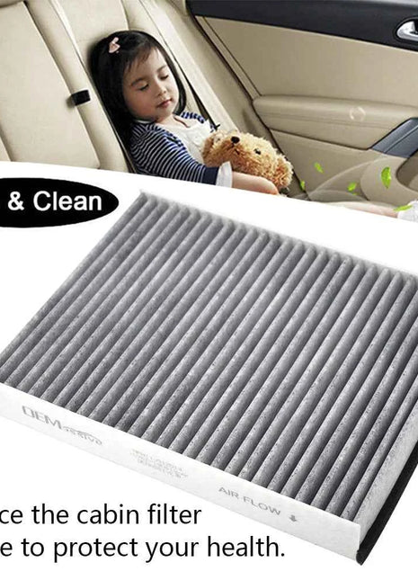 Filtro aria condizionata cabina a carbone attivo per auto per Ford C-Max Escape Kuga Focus Transit Connect Lincoln MKC AV6N-19G244-AA