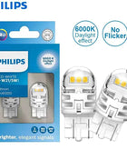 Philips LED W21/5W 7443 T20 Ultinon Pro6000 Red White Amber Two Contacts Original Auto Turn Signal Stop Lamps 11066 Error Free