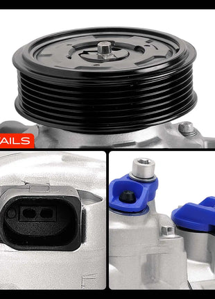 Compressore climatizzatore Frankberg 1x per Audi A4 8K2 8KH A5 8T3 A6 Seat Exeo 3R2 3R5 2004-2019 4F0260805AA 4F0260805T 8K0260805