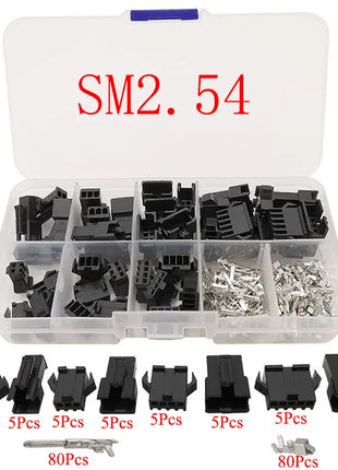 JST 1.25/PH2.0/XH2.54/SM2.54/JST SYP 2P/VH3.96 Spina Maschio + Presa Femmina Custodia In Plastica Terminale Pin Header Connettore del Cavo