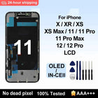 AAA + OLED per iPhone X XR 11 Display LCD XS MAX 11 PRO MAX 12 Pro Incell Digitzer Assembly per iPhone X XS LCD Touch Screen