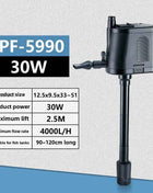 Fish tank submersible pump Built-in filter pump Oxygen wave aquarium filter matching pump