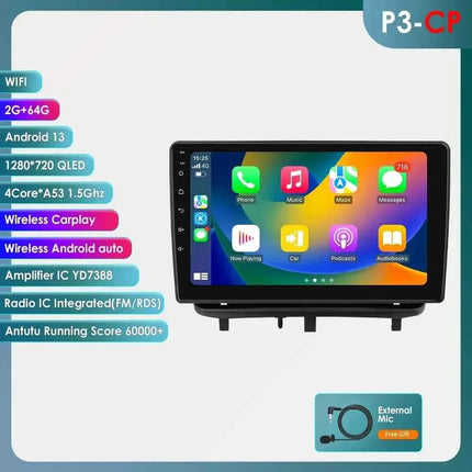 Hizpo Car Radio Multimedia Player For Opel Corsa D 2007-2012 Hatchback Van Wireless CarPlay Android 14 Auto Intelligent System