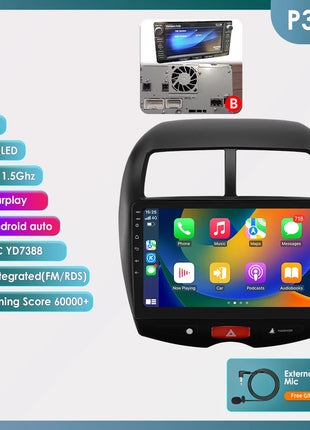 Hizpo 10.1" Car Radio Intelligent Systems For Mitsubishi ASX 1 2010 - 2018 Multimedia CarPlay Android Auto GPS No 2 din 2din DVD