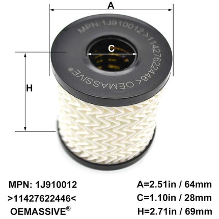 Car Oil Filter For Peugeot 206 207 208 307 308 407 508 3008 4007 207 CC 207 SW 308 CC 308 SW Partner RCZ 1998 - 2018 11427622446