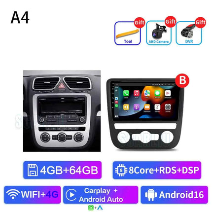 Android 16 For VW Volkswagen Scirocco 3 III Mk3 2008-2014 9 inch 8 Core WIFI Bluetooth Auto Navigation System Radio Multimedia