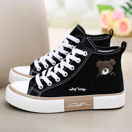 Simpatiche scarpe di tela da donna sneakers traspiranti scarpe sportive di marca per donna scarpe casual vulcanizzate appartamenti alti Zapatos Mujer