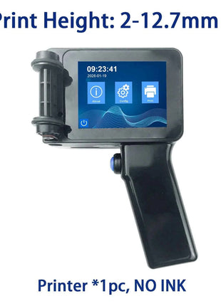 EURANNIT E14 Portable Handheld Inkjet Printer Non-encrypted Mini Printer Text QR Barcode Image Logo Date Coding Machine