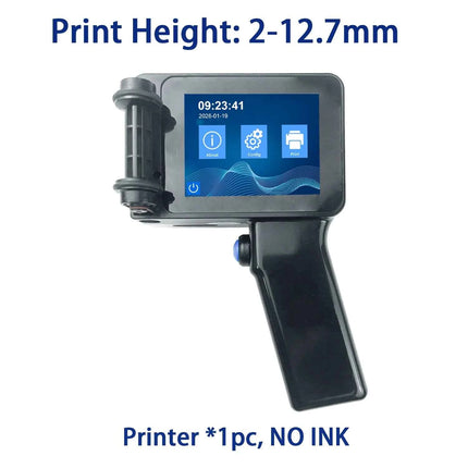 EURANNIT E14 Portable Handheld Inkjet Printer Non-encrypted Mini Printer Text QR Barcode Image Logo Date Coding Machine