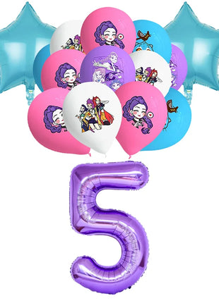 Decorazioni per feste di compleanno a tema stoviglie: tovaglioli di carta, bicchieri, piatti, scatole per caramelle, sacchetti regalo, striscioni e fondali per feste per bambini