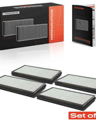 Filtro Abitacolo Frankberg 4x a Carbone Attivo per BMW Serie 7 E65 E66 E67 730-760 Alpina B7 Rolls LAK173 64116921019 64119272643 340539
