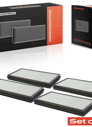 Filtro Abitacolo Frankberg 4x a Carbone Attivo per BMW Serie 7 E65 E66 E67 730-760 Alpina B7 Rolls LAK173 64116921019 64119272643 340539