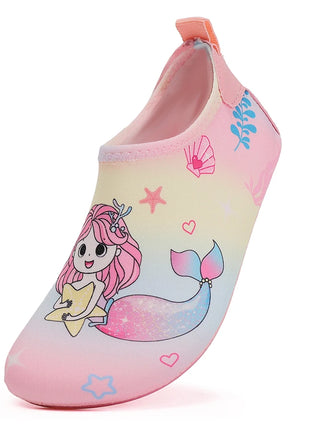 Scarpe da spiaggia per bambini Pantofole da interno per pavimenti morbidi per bambini Calzini da nuoto per lo snorkeling Pantofole per bambini antiscivolo per la casa a piedi nudi per ragazzi e ragazze