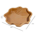 〔CC55〕Reptiles Water Dish With Anti-Slip Imitation Rock Ladders Food Water Bowl For Turtle Lizards Gecko Small Pet Supplies