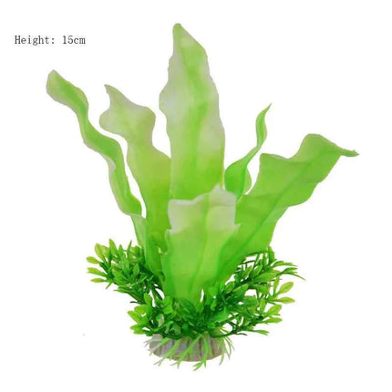 Artificial Aquarium Decor Plants Water Weeds Ornament Aquatic Fish Tank Simulation Grass Flower Decoration Accessories