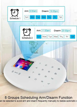 Sistema di Allarme Domestico WIFI+GSM con Pulsante Campanello