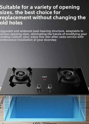 Vanward Gas Stove Home Kitchen Natural Gas LPG Cooking Stove with High Efficiency LDW