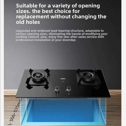Vanward Gas Stove Home Kitchen Natural Gas LPG Cooking Stove with High Efficiency LDW
