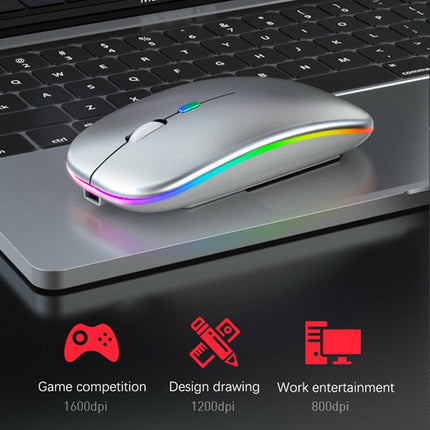 Mouse Wireless RGB Bluetooth 5.2 Ricaricabile - Gaming e Ufficio