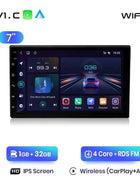Junsun 7 9 10 inch Universal CarPlay Android Auto Car Radio For VW Fiat Renault Nissan Hyundai GPS Multimedia autoradio Stereo